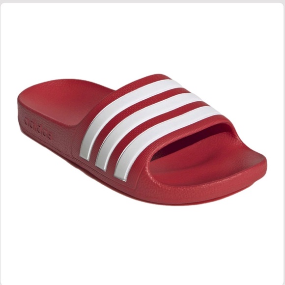 adidas Other - Adidas Adilette Slide | kids/mens sz 4 | Red | Like New
